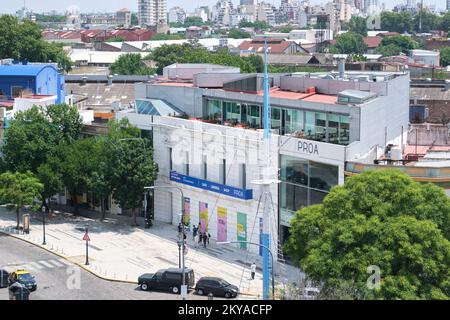 16. Januar 2022, Buenos Aires, Argentinien: Fundacion Proa, privates Kunstzentrum im touristischen Viertel La Boca Stockfoto