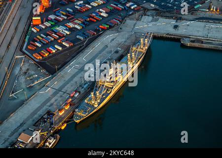 Luftaufnahmen von Oakland, Kalifornien Stockfoto