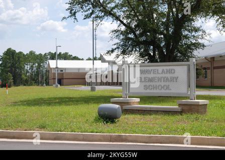 Hurrikan/Tropical Storm – Waveland, Miss. , 22. August 2010 -- die neue Waveland Grundschule. Die alte Schule wurde durch Hurrikan Katrina schwer beschädigt. Stockfoto