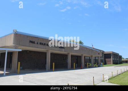 Jefferson Parish, La., 14. Mai 2013 – bis heute hat die FEMA ungefähr $68.000 für die Paul J. Solis Grundschule finanziert. Die FEMA hat öffentliche Fördermittel und Zuschüsse für den Wiederaufbau der durch den Hurrikan Katrina zerstörten Infrastrukturen bereitgestellt. Manuel Broussard/FEMA Stockfoto