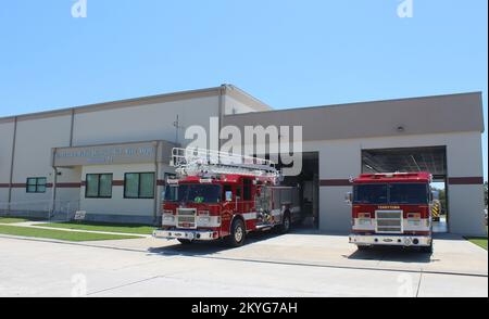 Jefferson Parish, La., 14. Mai 2013 – bis heute hat die FEMA fast $1,4 Millionen Dollar für den Wiederaufbau der Freiwilligenfeuerwehr des 5. Bezirks Terrytown 51 bereitgestellt. Die FEMA hat öffentliche Fördermittel und Zuschüsse für den Wiederaufbau der durch den Hurrikan Katrina zerstörten Infrastrukturen bereitgestellt. Lillie Long/FEMA Stockfoto