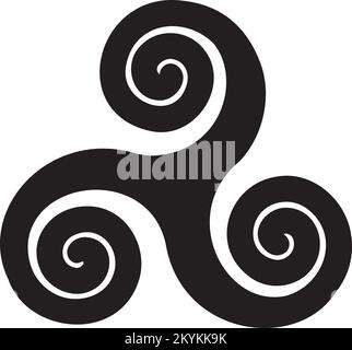 Symbol mit keltischen Knoten für Designs zum St. Patrick's Day. Stock Vektor