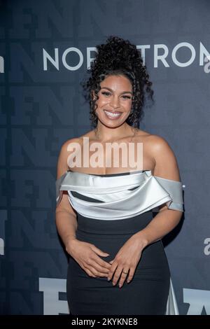 New York, Usa. 30.. November 2022. Jordin Sparks nimmt an den Annual Footwear News Achievement Awards 36. in der Cipriani South Street in New York City Teil. Kredit: SOPA Images Limited/Alamy Live News Stockfoto