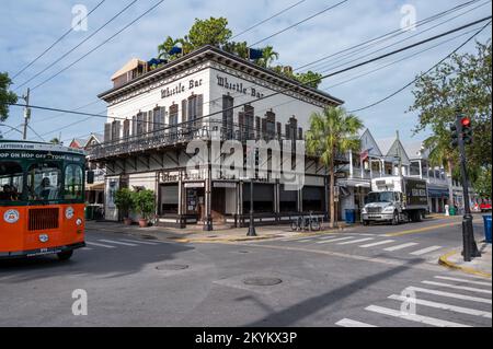 Altes Gebäude in Key West, Florida Stockfoto