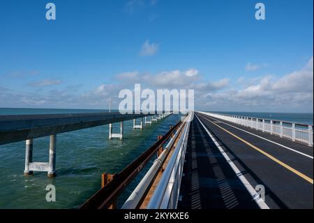 Alte 7-Meilen-Brücke, Keys, Florida Stockfoto