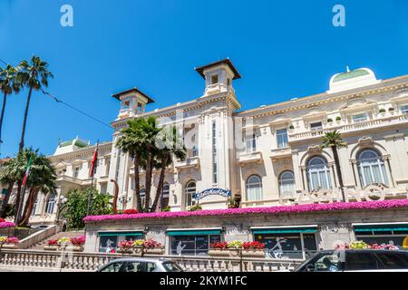 Sanremo, Italien - 07-07-2021: Die schöne Casinò von Sanremo Stockfoto