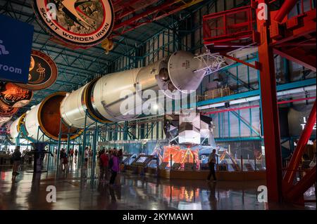 Saturn-Rakete Stockfoto