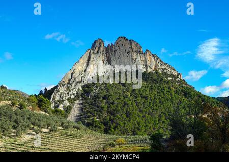 Herbst im Rocher St Julien in Buis les Baronnies, Provence, Frankreich Stockfoto