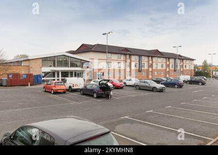 Travelodge, Moto Service Area, Peartree Kreisverkehr, Woodstock Road, OX2 8JZ Stockfoto