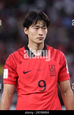 Cho GUE-Sung von Südkorea während der FIFA-Weltmeisterschaft 2022, Gruppe H Fußballspiel zwischen Südkorea und Ghana am 28. November 2022 im Education City Stadium in Doha, Katar - Foto Jean Catuffe / DPPI Stockfoto