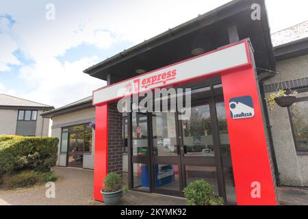 Travelodge & Little Chef, A30 Whiddon Down, Merrymeet Junction, Exeter Road, EX20 2QT Stockfoto