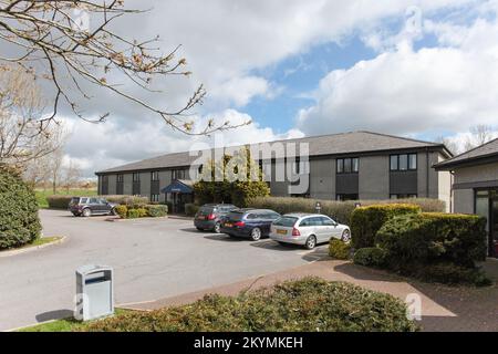 Travelodge & Little Chef, A30 Whiddon Down, Merrymeet Junction, Exeter Road, EX20 2QT Stockfoto