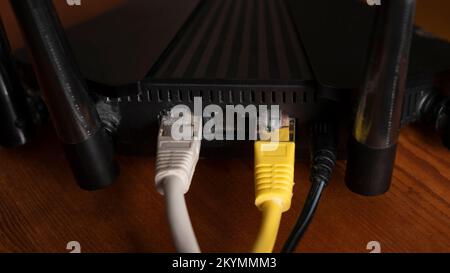 Hochgeschwindigkeits-WLAN-Sender, 5G Router. Stockfoto