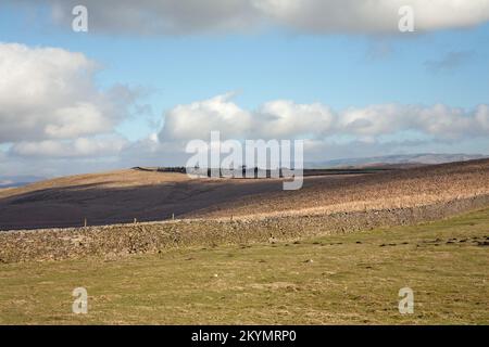 Bowstonegate von Sponnen über Lyme Park Cheshire England aus gesehen Stockfoto