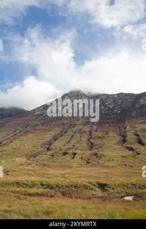 Die South Slabs und Rosa Slabs Goat fielen von Glen Rosa die Insel Arran North Ayrshire Schottland aus Stockfoto