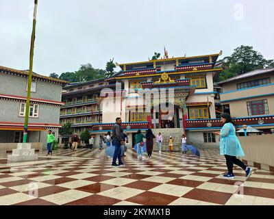 17. Juni 2022, Gonjang Kloster ist ein buddhistisches Kloster in der Nähe von Gangtok, Sikkim, Indien. Stockfoto