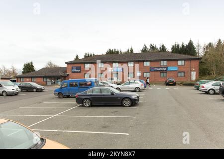 Travelodge/Moto Services, M80, Stirling Stockfoto