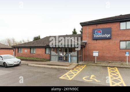 Travelodge/Moto Services, M80, Stirling Stockfoto