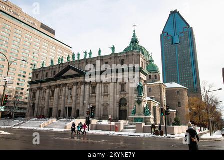 Basilique Cathédrale Marie-reine-du-Monde in Montreal, Quebec, Kanada Stockfoto