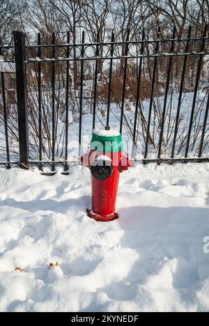 Hydrant in Quebec City Stockfoto