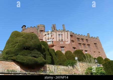 Powis Castle and Gardens in der Nähe von Welshpool Powys Wales UK Stockfoto