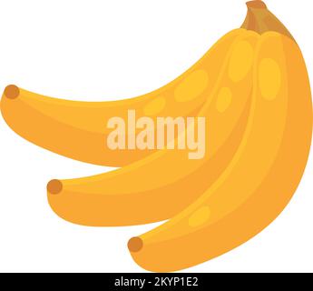 Bananen-Obstessen Stock Vektor