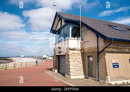 Morecambe Lifeboat Station, Lancashire, Großbritannien Stockfoto