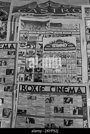 San Francisco Kinoplakate 1979 Stockfoto