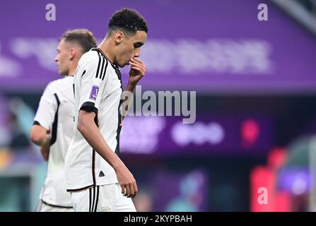 Al Khor, Katar. 01.. Dezember 2022. Jamal Musiala (Deutschland)Al Khor, 01.12.2022, FIFA Fussball WM 2022 in Katar, Gruppenphase, Costa Rica - Deutschland/PRESSINPHOTO/Sipa USA Kredit: SIPA USA/Alamy Live News Stockfoto