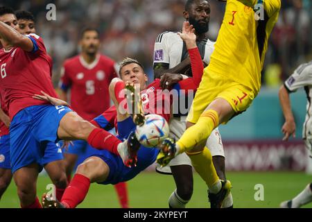 Doha, Katar. Fifa-Weltmeisterschaft. Übereinstimmung 44. Deutschland gegen Costa Rica. 1.. Dezember 2022 Stockfoto