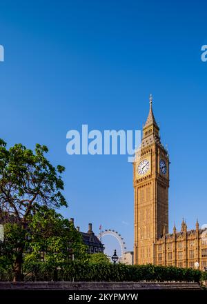 Big Ben, Palace of Westminster, London, England, Großbritannien Stockfoto