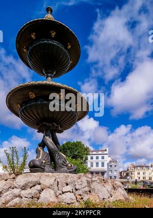 Brunnen in Old Steine Gardens, Brighton, City of Brighton und Hove, East Sussex, England, Großbritannien Stockfoto