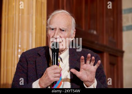 Peter Snow im Oldie lit Lunch 15-11-22 Stockfoto