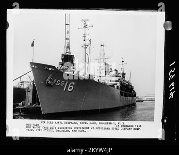 AGS-16 Maury, Schiffe, Marineschiffe, Boote, Marineschichte, Die Marine Stockfoto