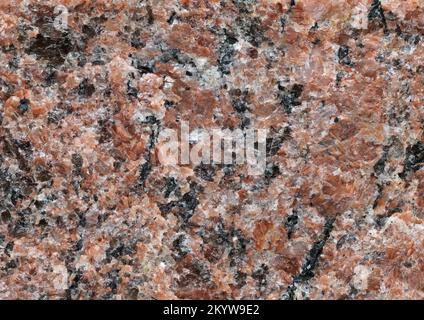 Tranås - Bruchfläche von Granitgestein Stockfoto