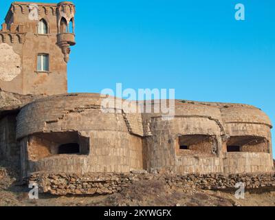 Castillo de Santa Catalina in der südspanischen Stadt Tarifa Stockfoto