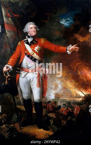 British General George Eliott (1717-1790) von Mather Brown (1761-1831), Öl auf Leinwand, 1790. Stockfoto