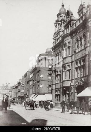 Oldtimer-Foto - 1906 - Hop Market, Worcester, West Midlands Stockfoto