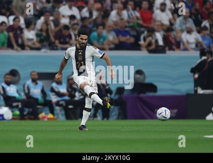 1.. Dezember 2022; Al Bayt Stadium, Al Khor, Katar; FIFA Fußball-Weltmeisterschaft, Costa Rica gegen Deutschland; Ilkay Gundogan aus Deutschland Stockfoto