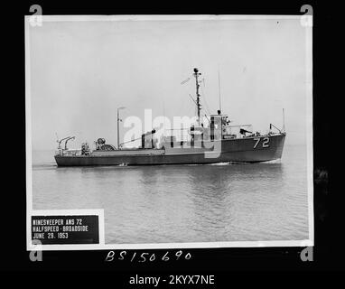 AMS-72, Schiffe, Marineschiffe, Boote, Marinegeschichte, Die Marine Stockfoto