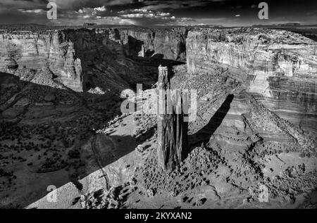 Spider Rock - Canyon de Chelly National Monument, Arizona Stockfoto
