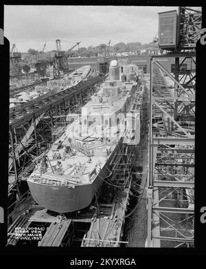 DD-945 Rumpf, Schiffe, Marineschiffe, Boote, Marinegeschichte, Die Marine Stockfoto