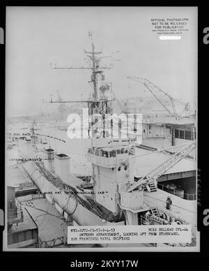 CVL-24 Beeleau Holz, Schiffe, Marineschiffe, Boote, Marineschichte, Die Marine Stockfoto