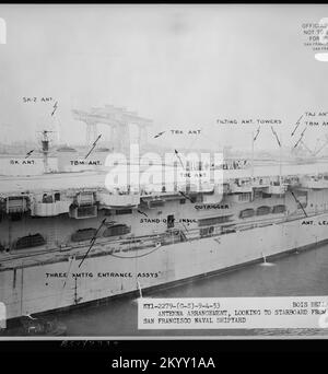 CVL-24 Beeleau Holz, Schiffe, Marineschiffe, Boote, Marineschichte, Die Marine Stockfoto