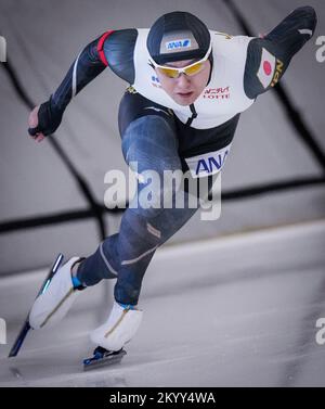 Yuma Murakami aus Japan läuft während der ISU Four Continents Speed
