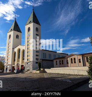 Bosnien-Herzegowina, 10 01 2013, St. James' Church in Medjugorje Stockfoto