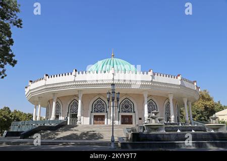 Staatliches Museum für Timurid-Geschichte, Amir Temur-Platz, Central Tashkent, Provinz Taschkent, Usbekistan, Zentralasien Stockfoto