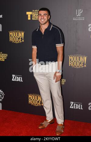 Moulin Rouge Gala-Vorstellung im Piccadilly Theatre in Aid of Teenage Cancer Trust, London, 29.. September 2022 mit Adam gemili wo: London, Großbritannien, wenn: 29. September 2022 Stockfoto