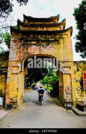 Kaiserliche Zitadelle von Thang Long in Hanoi, Vietnam Stockfoto