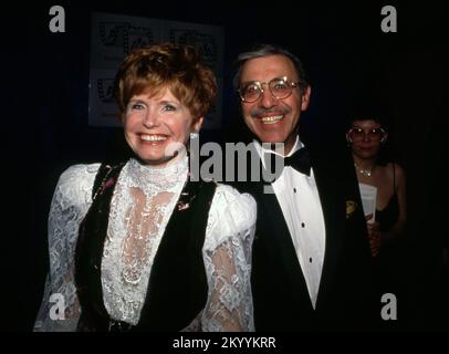 Bonnie Franklin und Marvin MINOFF Januar 1991 Kredit: Ralph Dominguez/MediaPunch Stockfoto